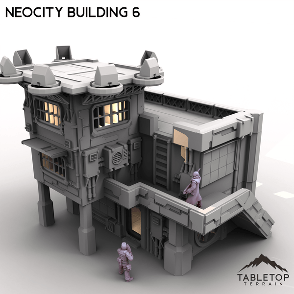 Tabletop Terrain Terrain NeoCity Building 6