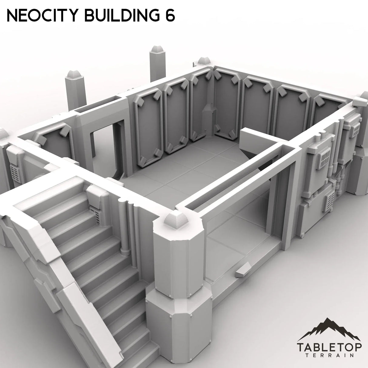 Tabletop Terrain Terrain NeoCity Building 6