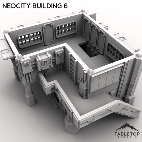 Tabletop Terrain Terrain NeoCity Building 6