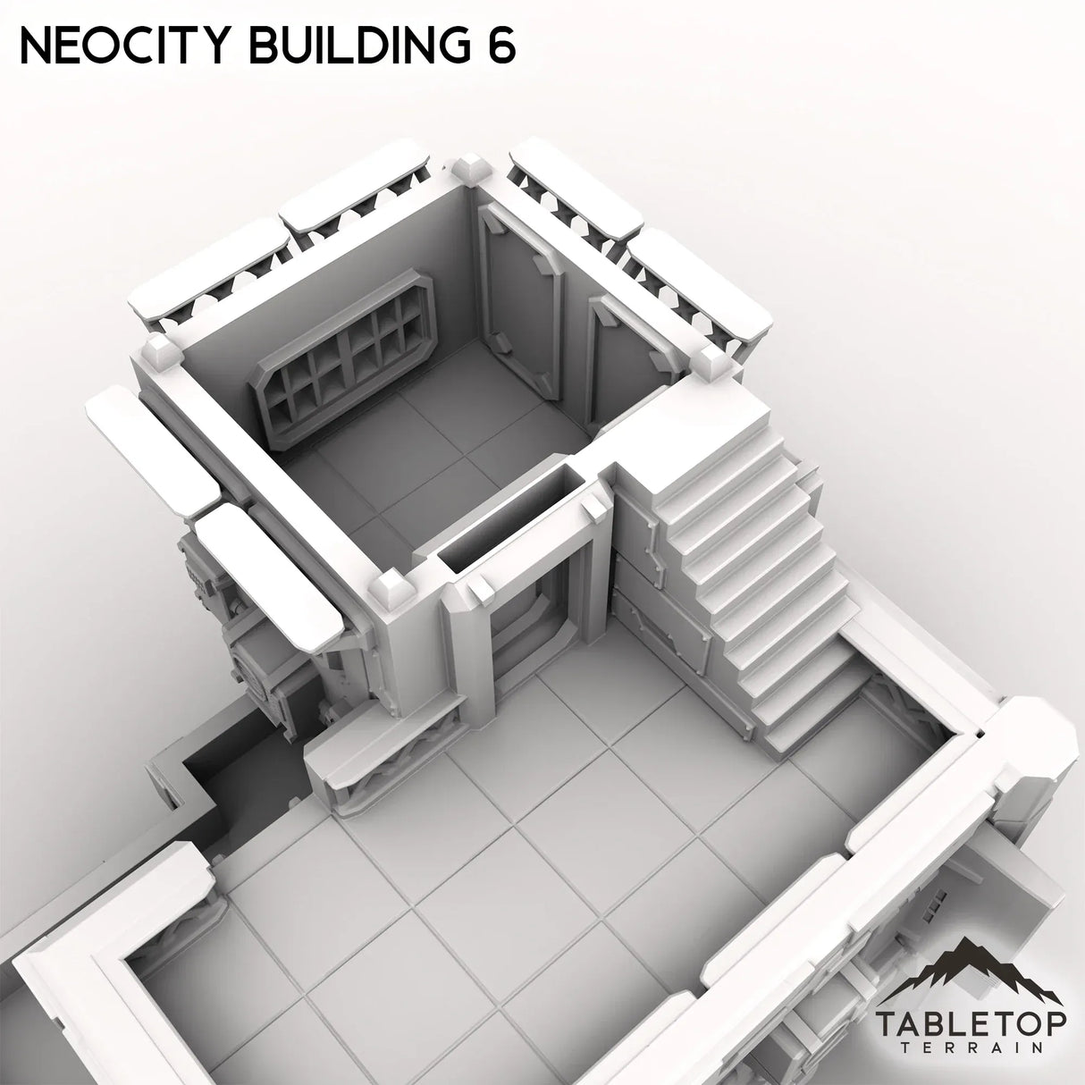 Tabletop Terrain Terrain NeoCity Building 6
