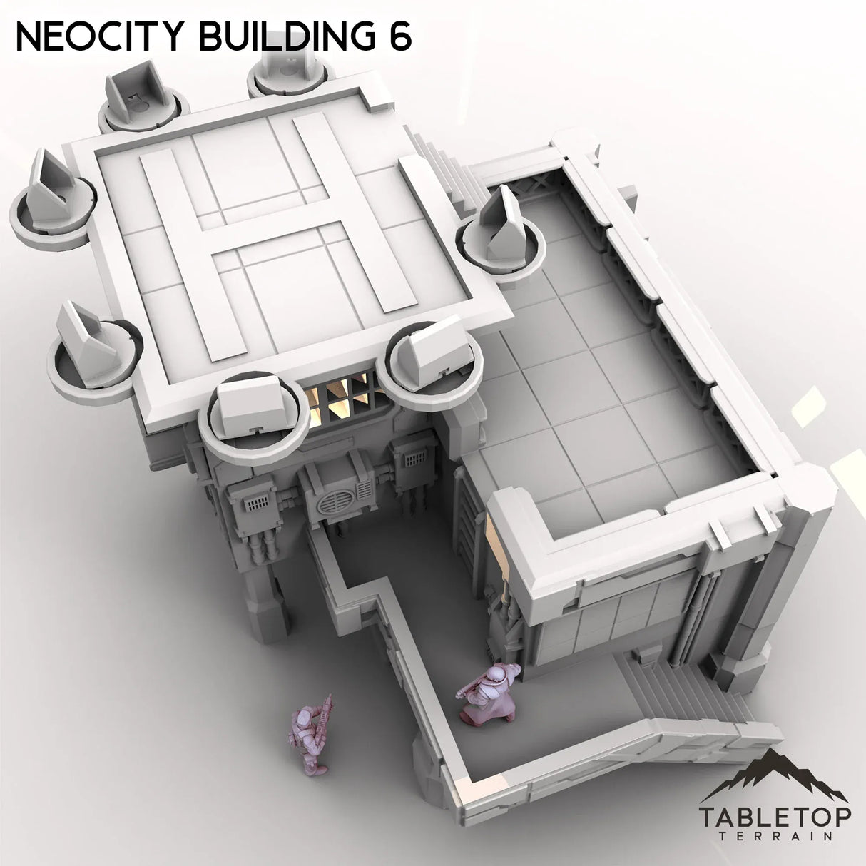Tabletop Terrain Terrain NeoCity Building 6