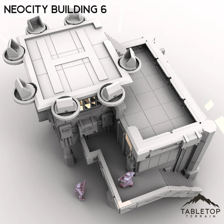 Tabletop Terrain Terrain NeoCity Building 6