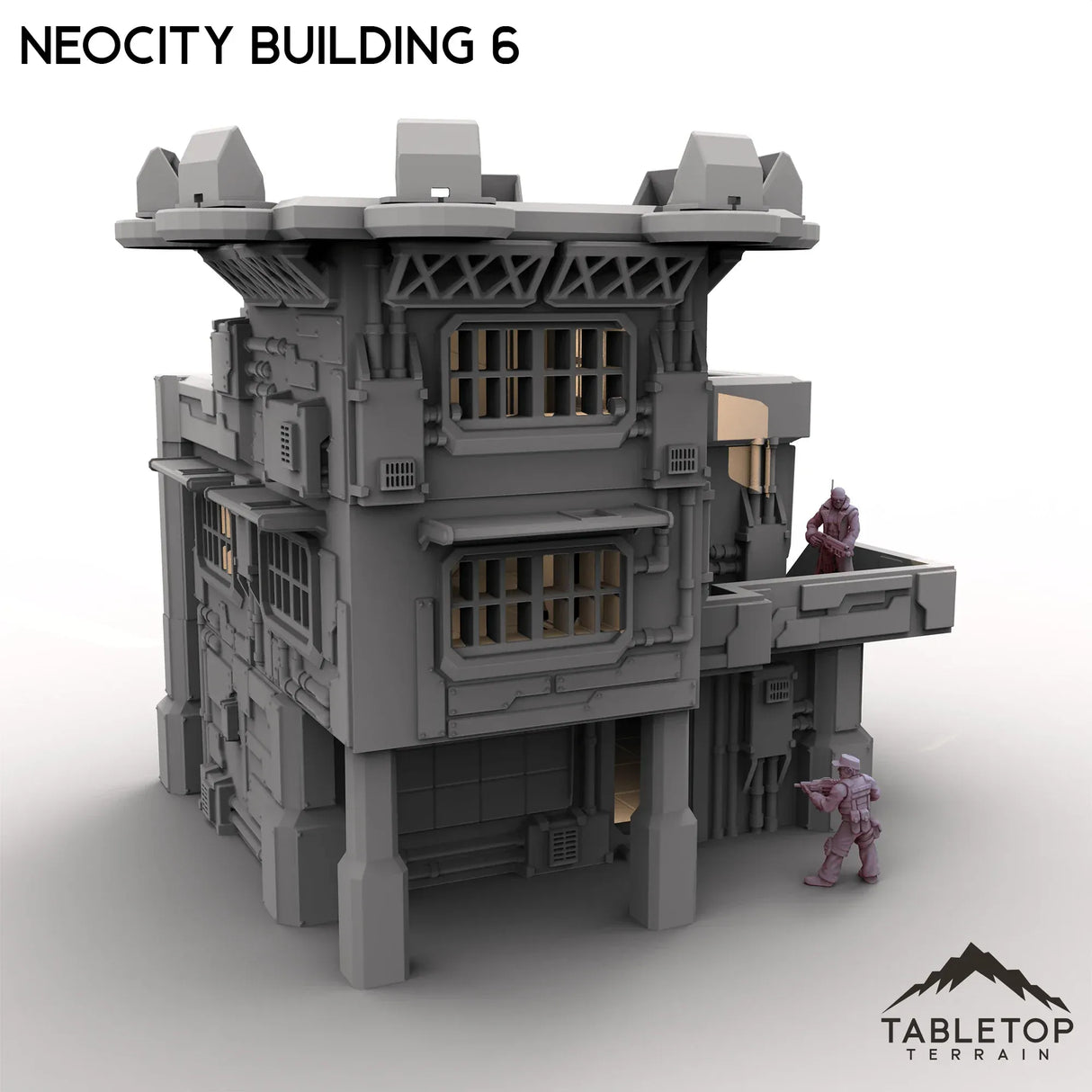 Tabletop Terrain Terrain NeoCity Building 6