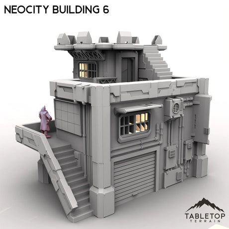 Tabletop Terrain Terrain NeoCity Building 6