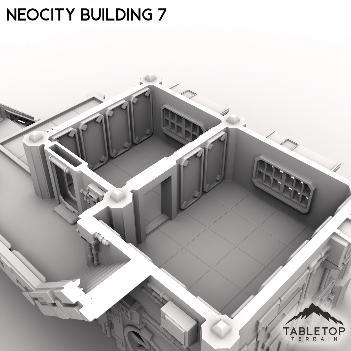 Tabletop Terrain Terrain NeoCity Building 7