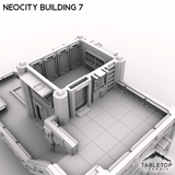 Tabletop Terrain Terrain NeoCity Building 7