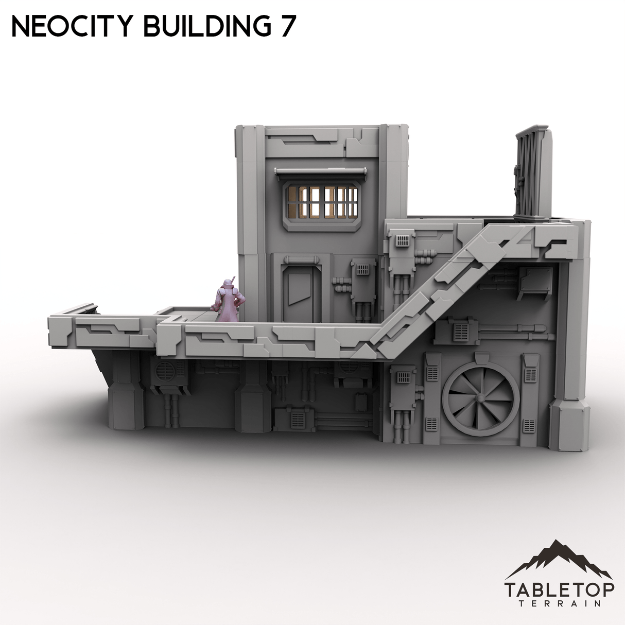 Tabletop Terrain Terrain NeoCity Building 7
