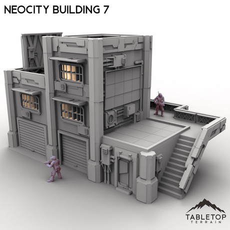 Tabletop Terrain Terrain NeoCity Building 7