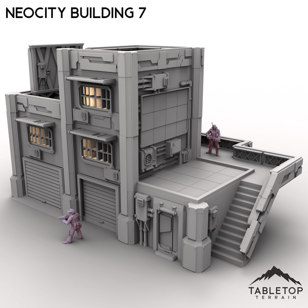 Tabletop Terrain Terrain NeoCity Building 7