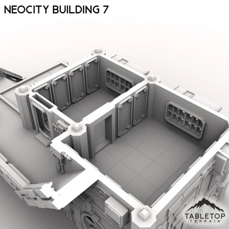 Tabletop Terrain Terrain NeoCity Building 7