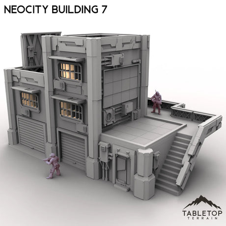 Tabletop Terrain Terrain NeoCity Building 7