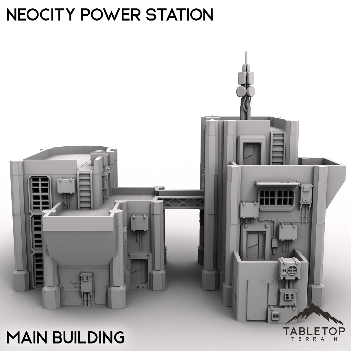 Tabletop Terrain Terrain NeoCity Power Station