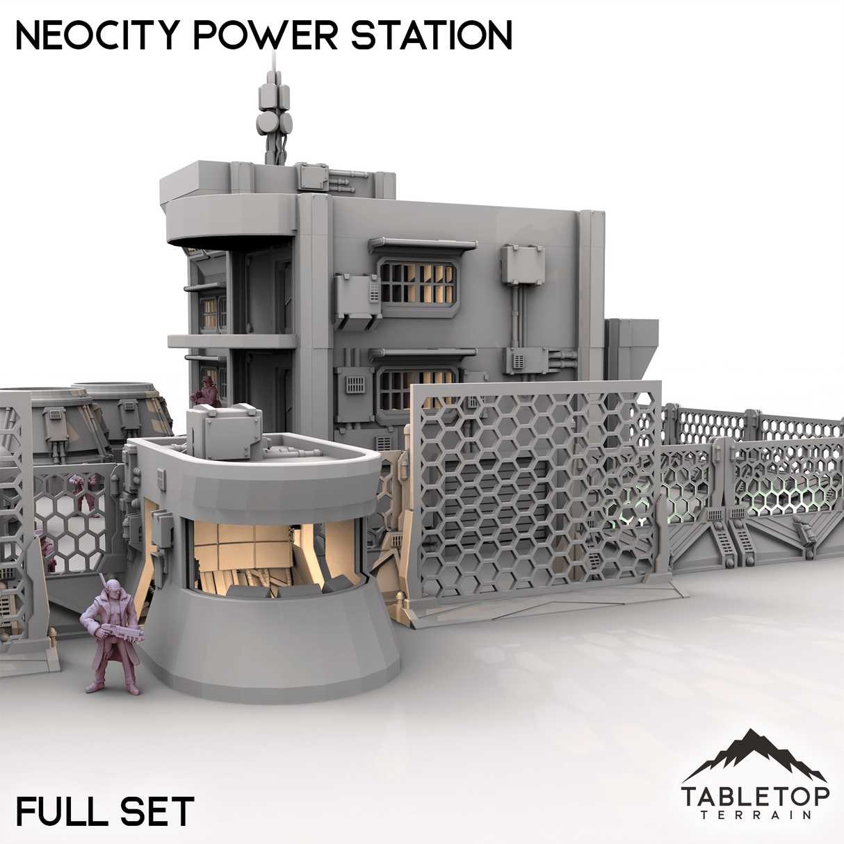 Tabletop Terrain Terrain NeoCity Power Station