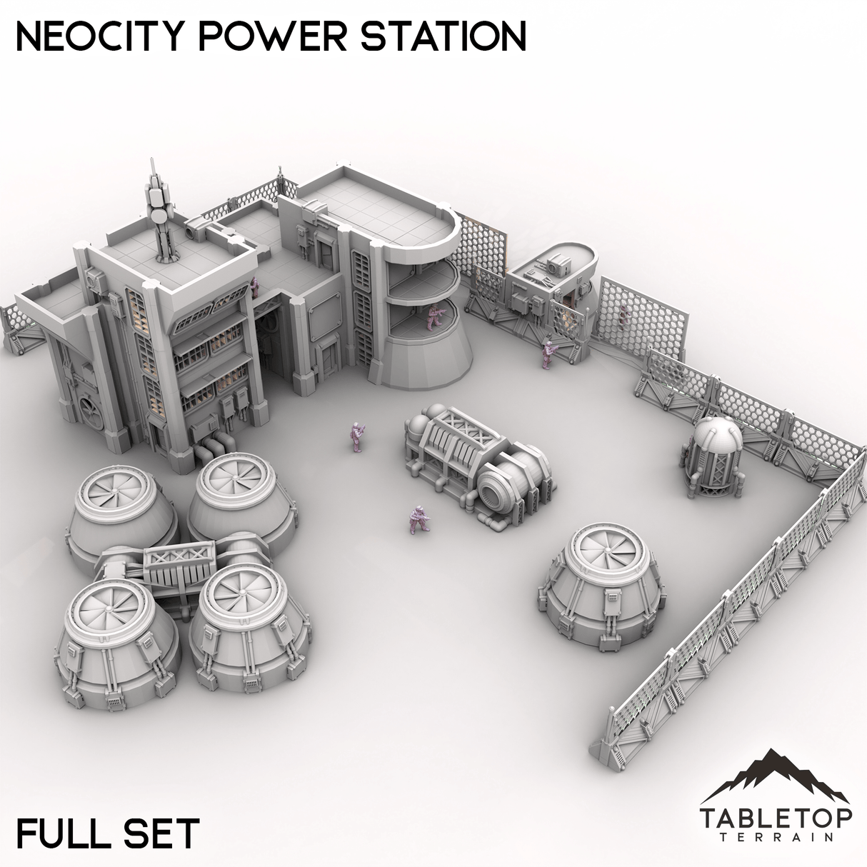 Tabletop Terrain Terrain NeoCity Power Station