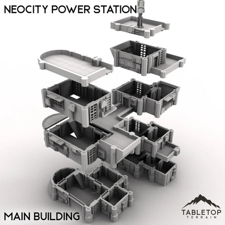 Tabletop Terrain Terrain NeoCity Power Station
