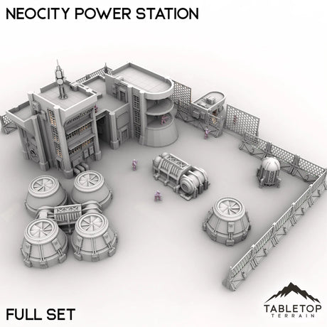Tabletop Terrain Terrain NeoCity Power Station