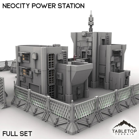 Tabletop Terrain Terrain NeoCity Power Station