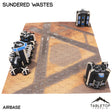 Tabletop Terrain Terrain NextGen Color / Airbase HEXTECH Sundered Wastes Map Hill Sets - 6mm