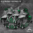 Tabletop Terrain Terrain NextGen Color - Black + Green Slumbering Machines 11e Foldable Tournament Terrain