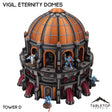 Tabletop Terrain Terrain NextGen Color (Black / Maroon / Copper / Grey) / Tower D Vigil, the Eternity Domes