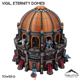 Tabletop Terrain Terrain NextGen Color (Black / Maroon / Copper / Grey) / Tower D Vigil, the Eternity Domes