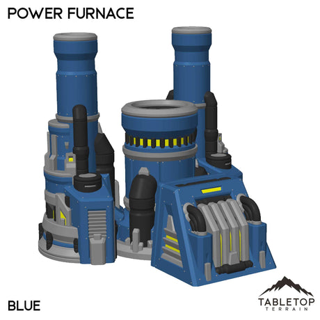 Tabletop Terrain Terrain NextGen Color - Blue Power Furnace