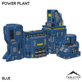 Tabletop Terrain Terrain NextGen Color - Blue Power Plant