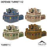 Tabletop Terrain Terrain NextGen Color - Blue / Turret C Defense Turret V2