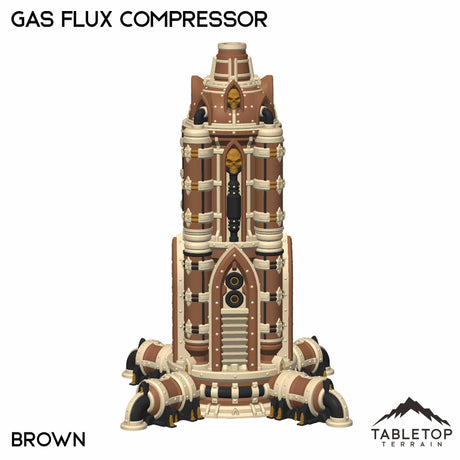 Tabletop Terrain Terrain NextGen Color - Brown Gas Flux Compressor