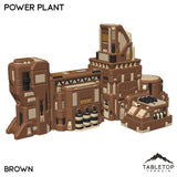 Tabletop Terrain Terrain NextGen Color - Brown Power Plant