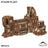 Tabletop Terrain Terrain NextGen Color - Brown Power Plant