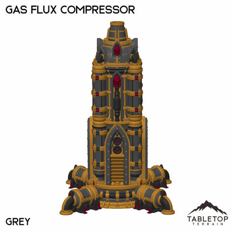 Tabletop Terrain Terrain NextGen Color - Grey Gas Flux Compressor