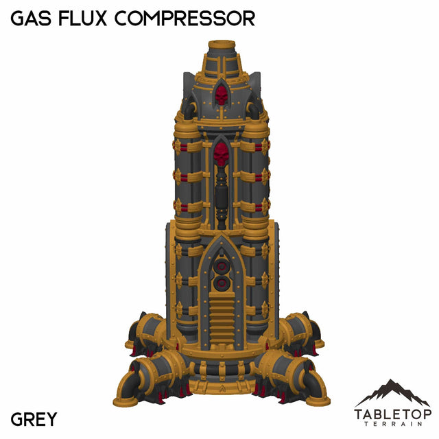 Tabletop Terrain Terrain NextGen Color - Grey Gas Flux Compressor