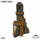 Tabletop Terrain Terrain NextGen Color - Grey Mining Drill