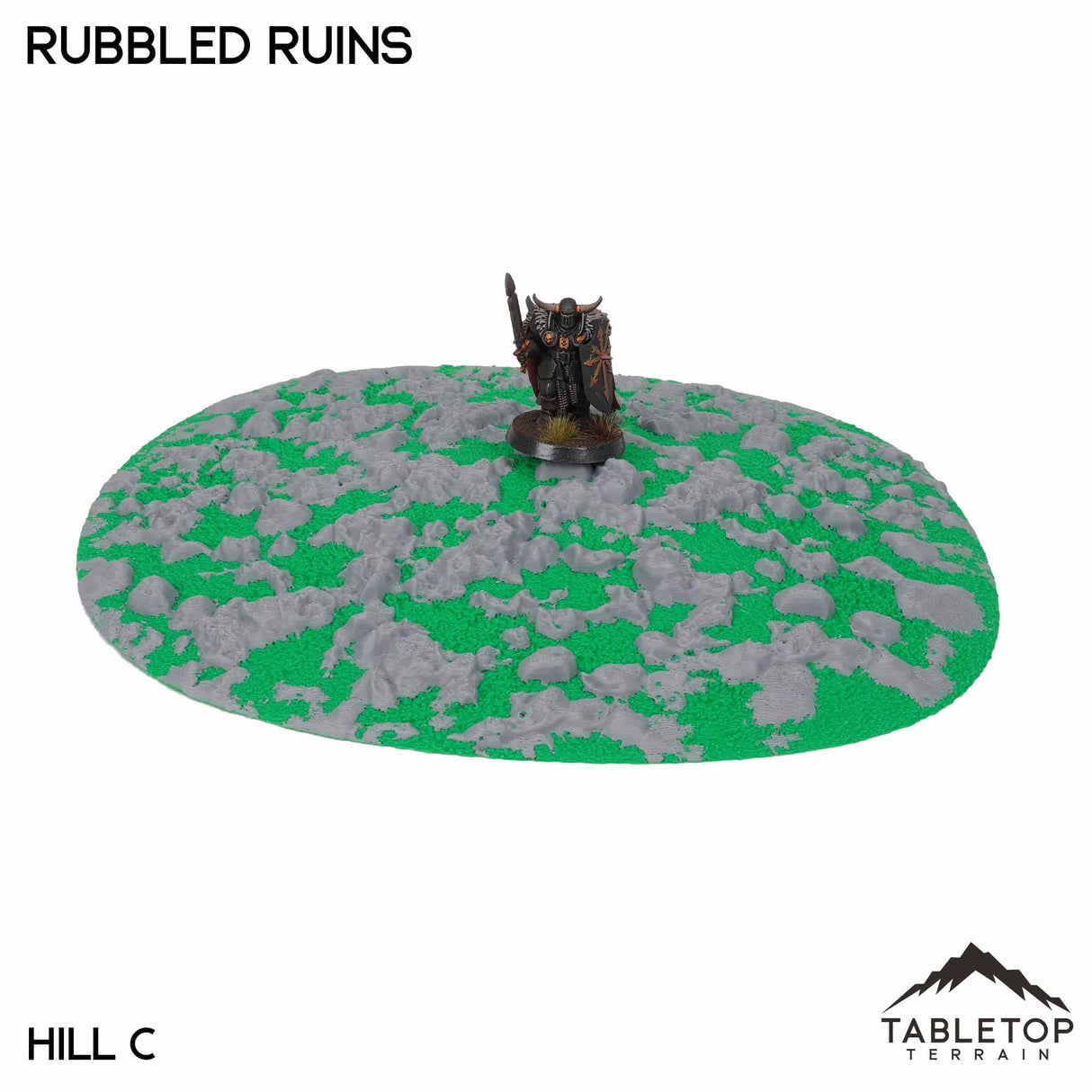 Tabletop Terrain Terrain NextGen Color / Hill C Rubbled Ruins Wargaming Hills