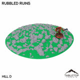 Tabletop Terrain Terrain NextGen Color / Hill D Rubbled Ruins Wargaming Hills