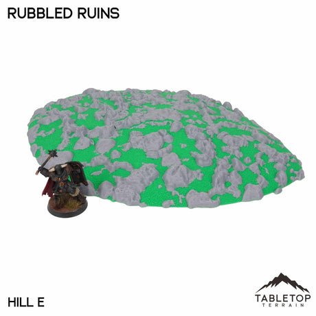 Tabletop Terrain Terrain NextGen Color / Hill E Rubbled Ruins Wargaming Hills