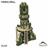 Tabletop Terrain Terrain NextGen Color - Olive Mining Drill