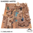 Tabletop Terrain Terrain NextGen Color / Vol 2 (Badlands #2) HEXTECH Sundered Wastes Map Hill Sets - 6mm