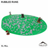 Tabletop Terrain Terrain NextGen Color / XL Hill Rubbled Ruins Wargaming Hills