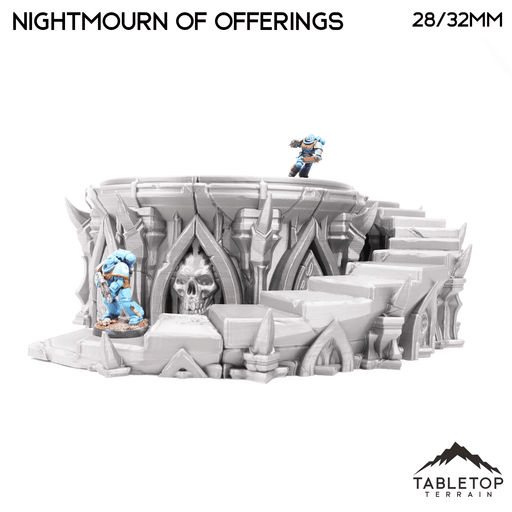 Tabletop Terrain Terrain Nightmourn of Offerings - Resistance of Darkness
