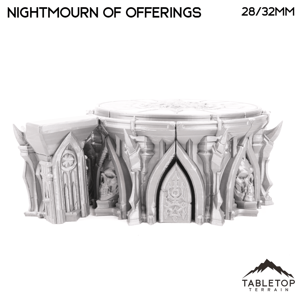 Tabletop Terrain Terrain Nightmourn of Offerings - Resistance of Darkness