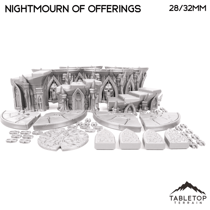 Tabletop Terrain Terrain Nightmourn of Offerings - Resistance of Darkness