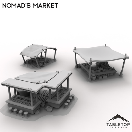 Tabletop Terrain Terrain Nomad's Market