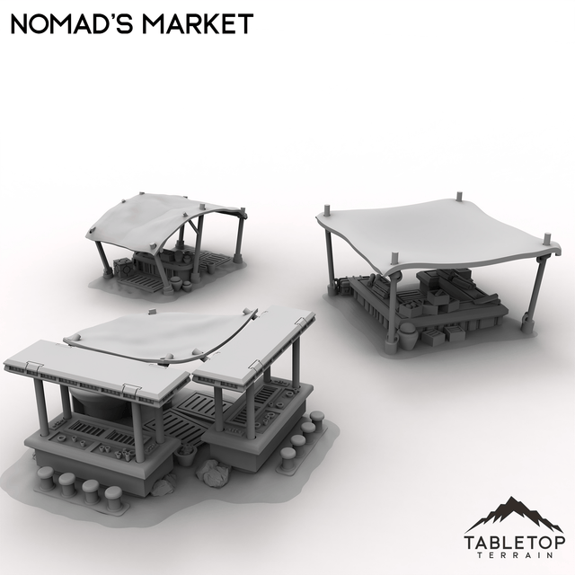 Tabletop Terrain Terrain Nomad's Market