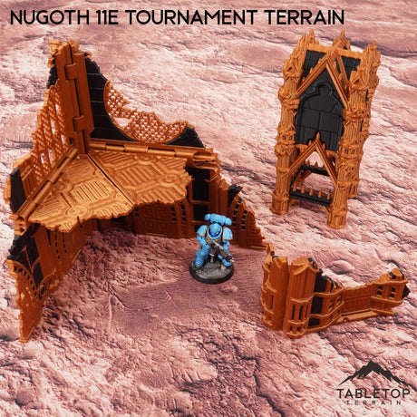 Tabletop Terrain Terrain NuGoth 11e Foldable Tournament Terrain
