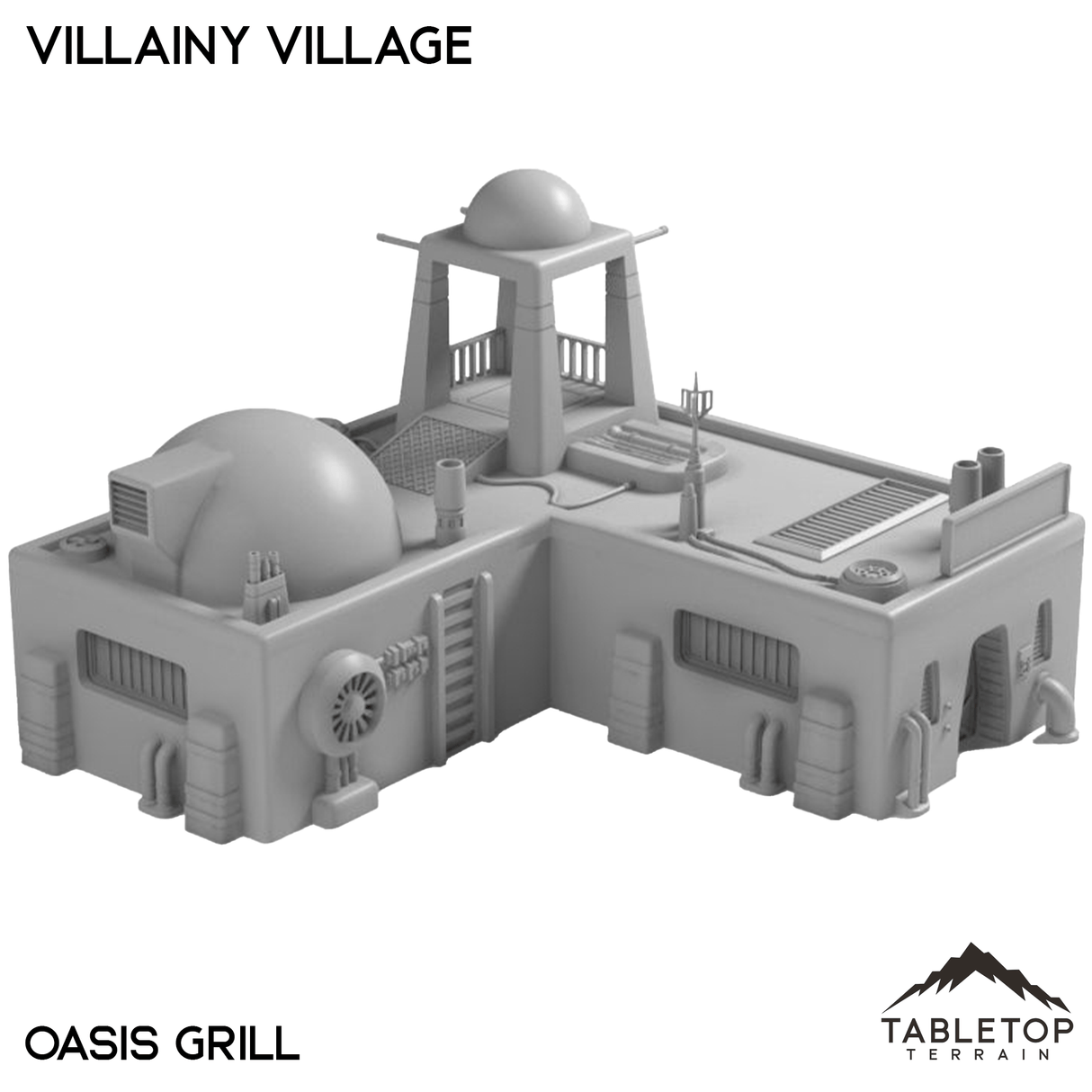 Tabletop Terrain Terrain Oasis Grill Villainy Village