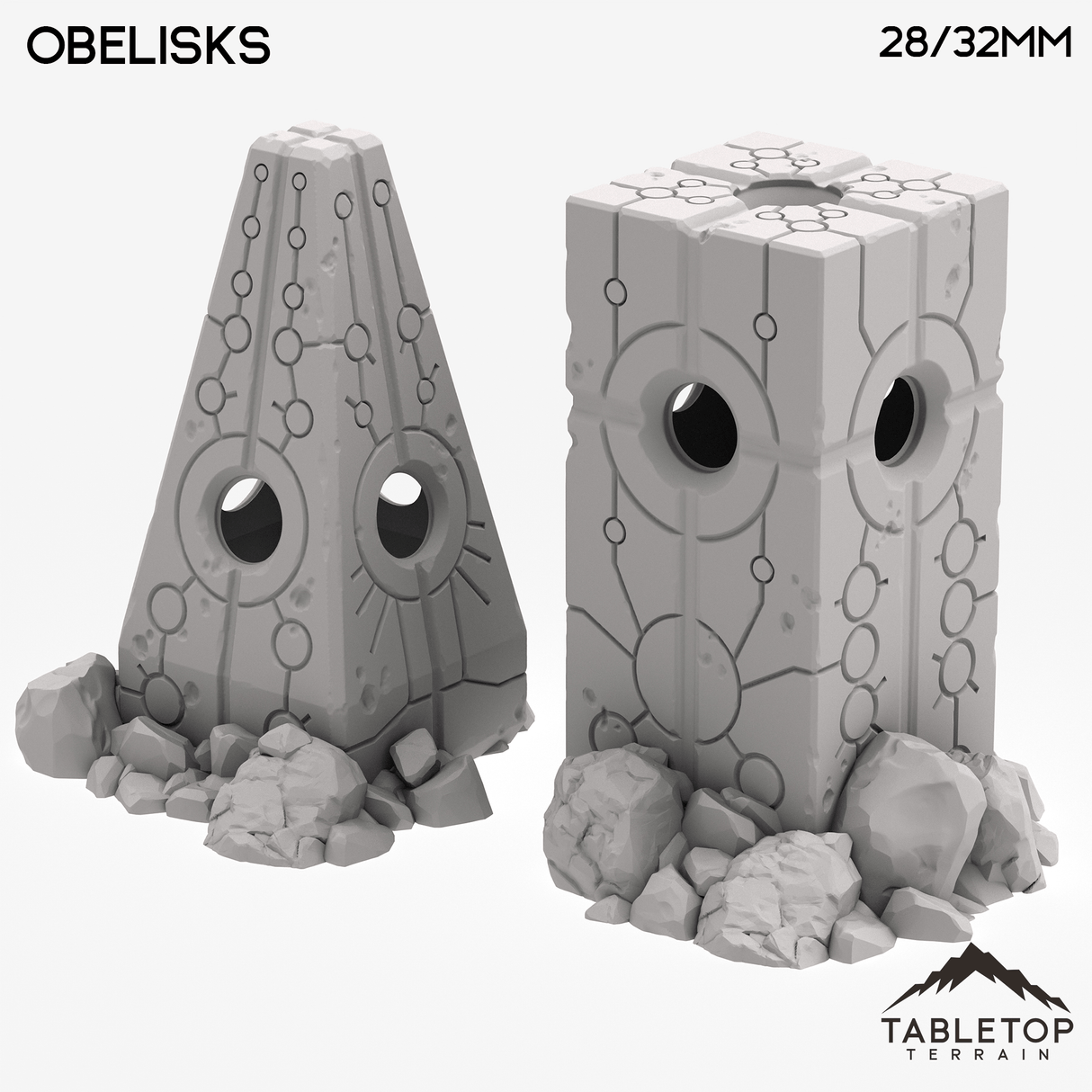 Tabletop Terrain Terrain Obelisks - Alien Artifacts