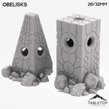 Tabletop Terrain Terrain Obelisks - Alien Artifacts