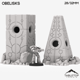 Tabletop Terrain Terrain Obelisks - Alien Artifacts